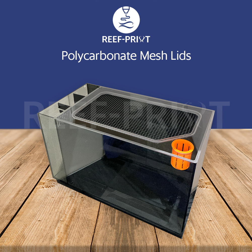 Polycarbonate Mesh Lids for Aquariums Made in UK REEFPRINT