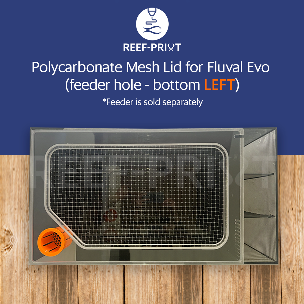 Fluval Evo 52L (13.5g) and SPEC 60L - Polycarbonate Aquarium Mesh Lid –  REEF-PRINT