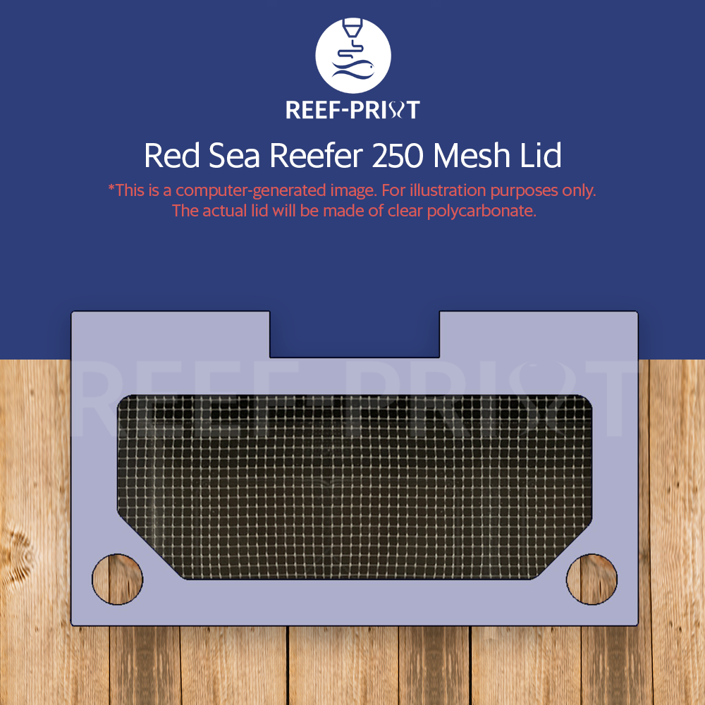 Red Sea REEFER 250 (non-G2) - Polycarbonate Aquarium Mesh Lid – REEF-PRINT