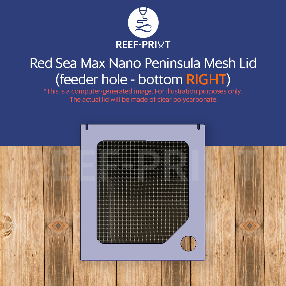 Mini Insert Red Sea Red Sea Max Nano Peninsula (600 x 450mm) - Polycarbonate Aquarium Mesh ...